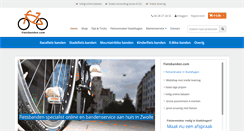 Desktop Screenshot of fietsbanden.com