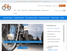 Tablet Screenshot of fietsbanden.com